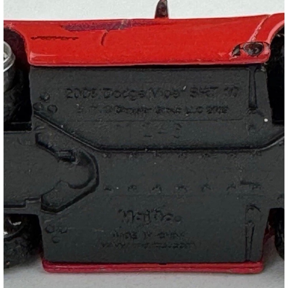 Maisto 2008 Dodge Viper SRT10 Red Black Hood Diecast Model Car 1/64 Scale - Picture 4 of 9